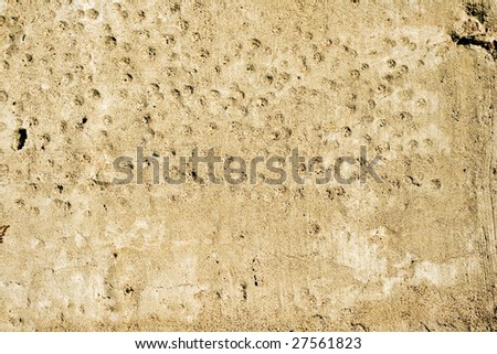 the concrete wall to panels cement