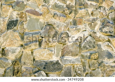 Stone wall good for background and wall paper use