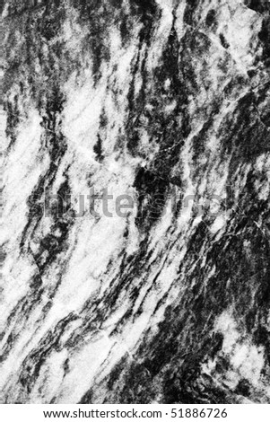 Black-and-white granite wall