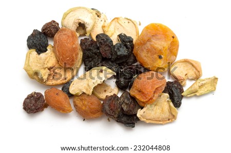 dried fruits, apples, pears, apricots, plums, grapes