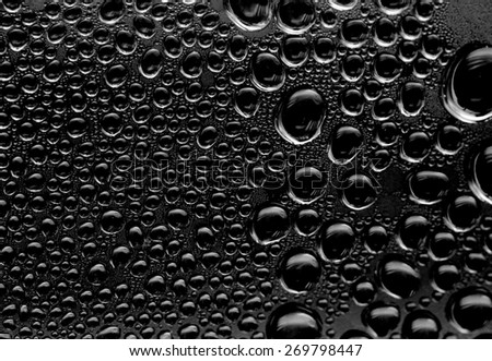 misted glass background, water droplets