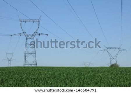 Ile de France, electric line in Marcq