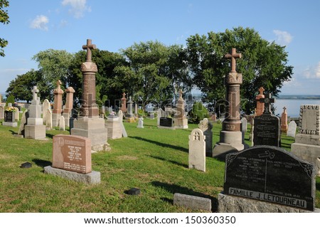 Canada, Quebec, the cemetery of Saint Jean