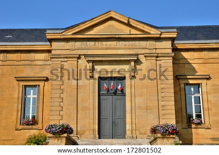 France, the law court of Sarlat in Perigord