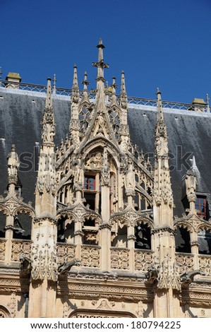 France, the law court of Rouen in Seine Maritime