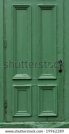vertical picture of an old door