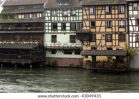 France, district of La Petite France at Strasbourg