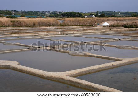 salt evaporation pond in GuÃ©rande
