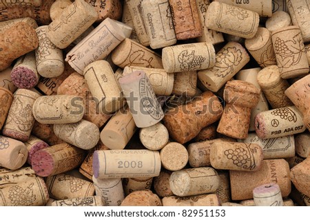 French wine corks