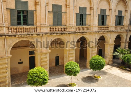 Republic of Malta, the great Master palace of Valetta