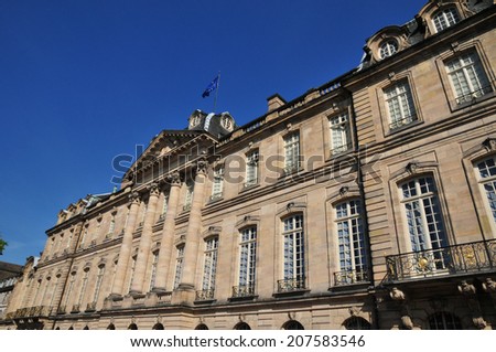 France, the Rohan Palace in Strasbourg in Bas Rhin