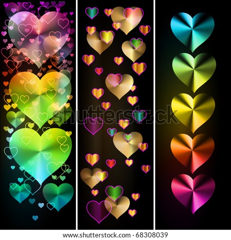 Hearts In Rainbow