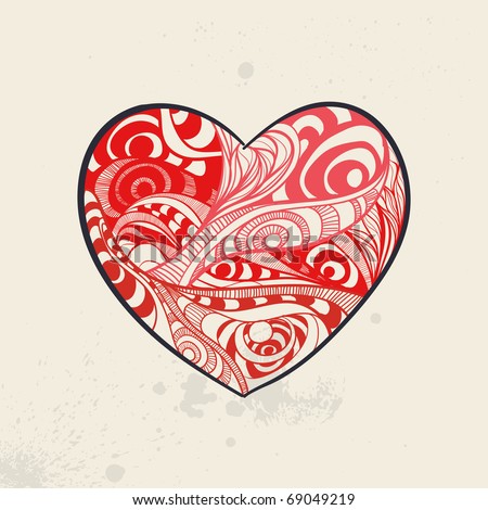 Drawn Heart Designs
