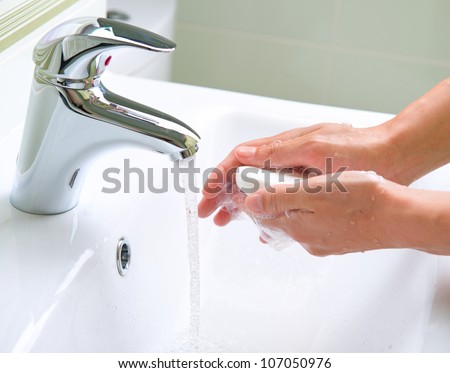Wash Hands. Cleaning Hands. Hygiene