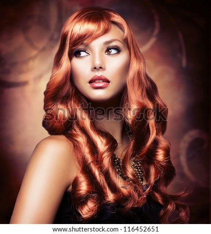 Girl with Long Red Hair Girl with Long Red Hair