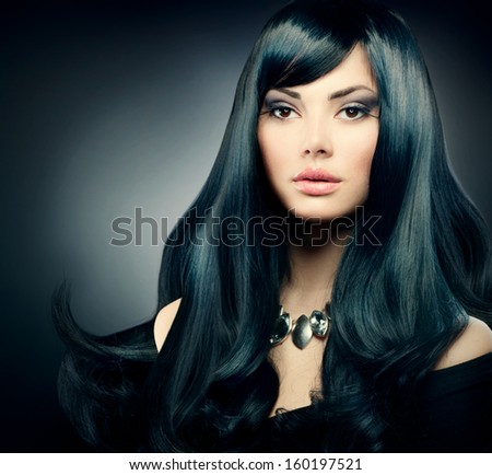 Beauty Woman Beautiful Brunette Luxury Girl Healthy Long Black Hair and Holiday Makeup Jewelry Jewellery Diamond Necklace Hairstyle Fringe Haircut Beauty Woman Beautiful Brunette Luxury Girl Healthy Long Black Hair and Holiday Makeup Jewelry Jewellery Diamond Necklace Hairstyle Fringe Haircut