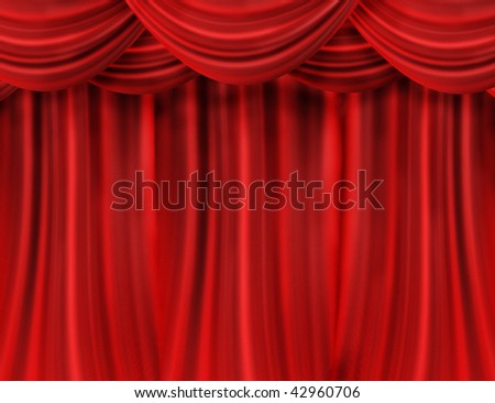 Red Curtain Background Stock Photo 42960706 : Shutterstock