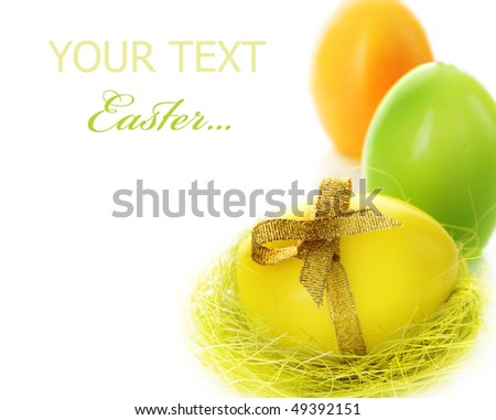 clip art easter eggs border. photo : Easter Eggs border
