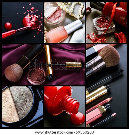 Professional Make-up collage
