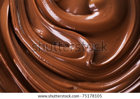 Chocolate liquid background