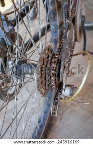 Old bike chain
