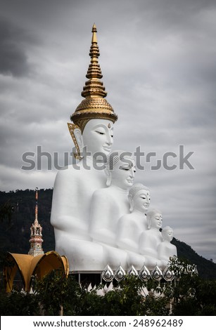 Big Buddha white color, at Thailand