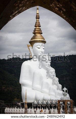 Big Buddha white color, at Thailand