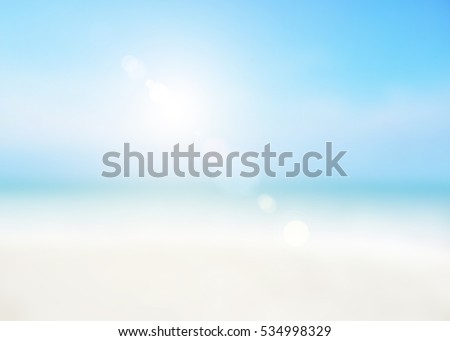 Beautiful white beach and tropical sea with waves. summer sky surf blur blue background light cool horizon ocean view peaceful water clouds relax landscape travel Sunshine resort sand mind vacation