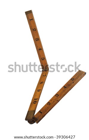 Old Wooden Ruler