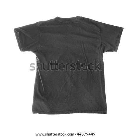 blank white tee shirt. lank black cotton t-shirt