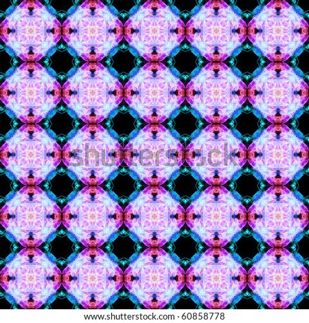 Pure crystal power and energy tile abstract pattern.