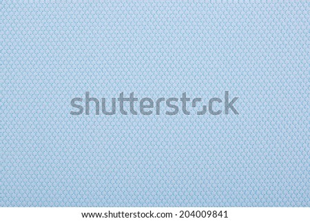 Blue material, a background or texture