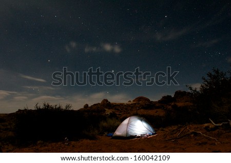 Camp under the stars.