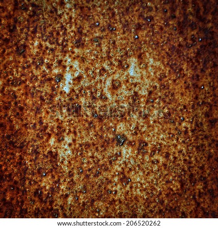Red metal rust texture background