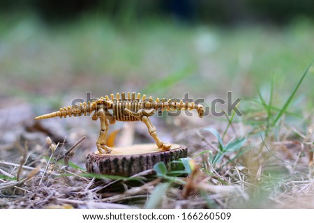 Plastic Toy Animal Dinosaur Skeleton