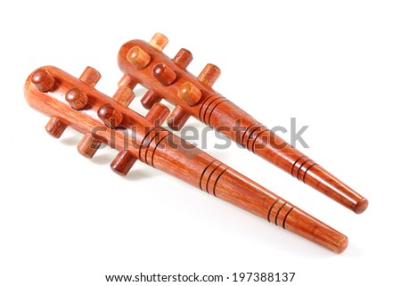 wooden  tool for Thai massage