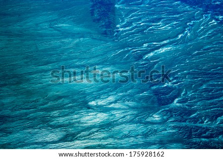 Blue abstract desert background
