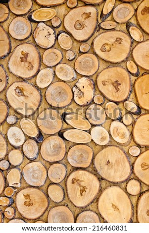 Beautiful wall of wood