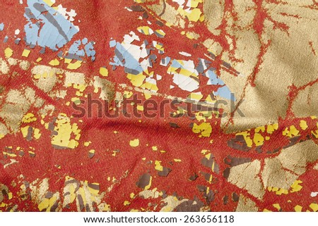 Old abstract print fabric