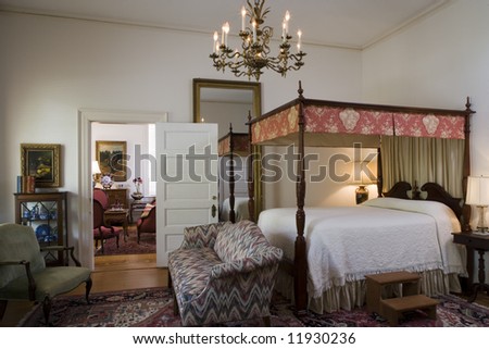 Interior view of Rosewood Manor bedroom