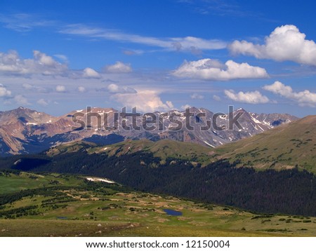 The Never Summer Mountain Range in Rocky Mountain National Park