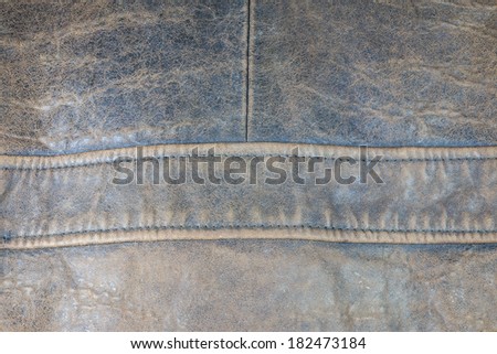 Genuine Leather Jacket Detail  Leather  background.