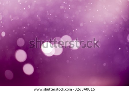 Purple lights bokeh background.