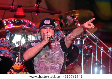 RIO DE JANEIRO, march 14, 2009-  Bruce Dickinson Singer Iron  Maiden group show   in Rio in Rio de Janeiro