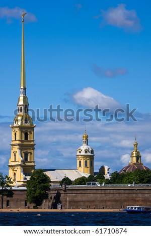 The Peter and Paul Fortress  in Saint Petersburg. Russia