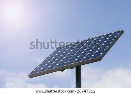 Alternative energy sources - photocell board