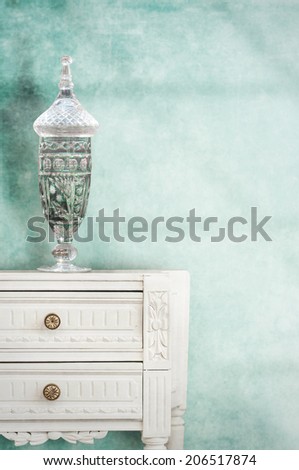 White side table