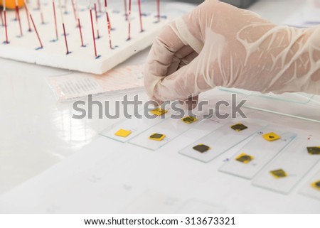 Testing toxins in the blood with a paper test .