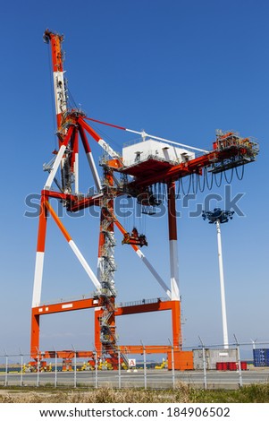 Gantry crane of container terminal