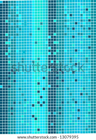 Blue pixel background